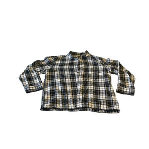 LL Bean Cotton Button up Size Large